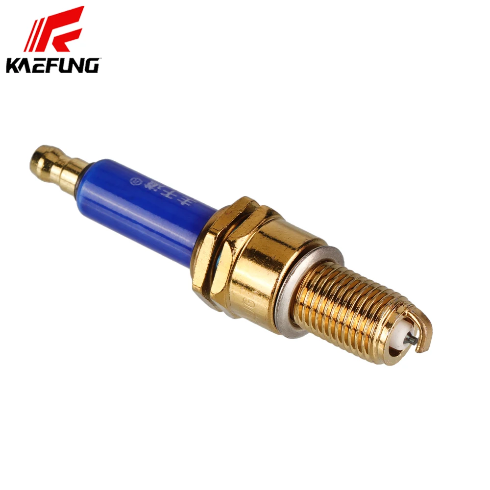 Motorcycle Spark Plug D8TC Compatible for Vertical Engine CG Series 125cc 150cc 200cc 250cc Off-road Vehicle Motocross 250CC