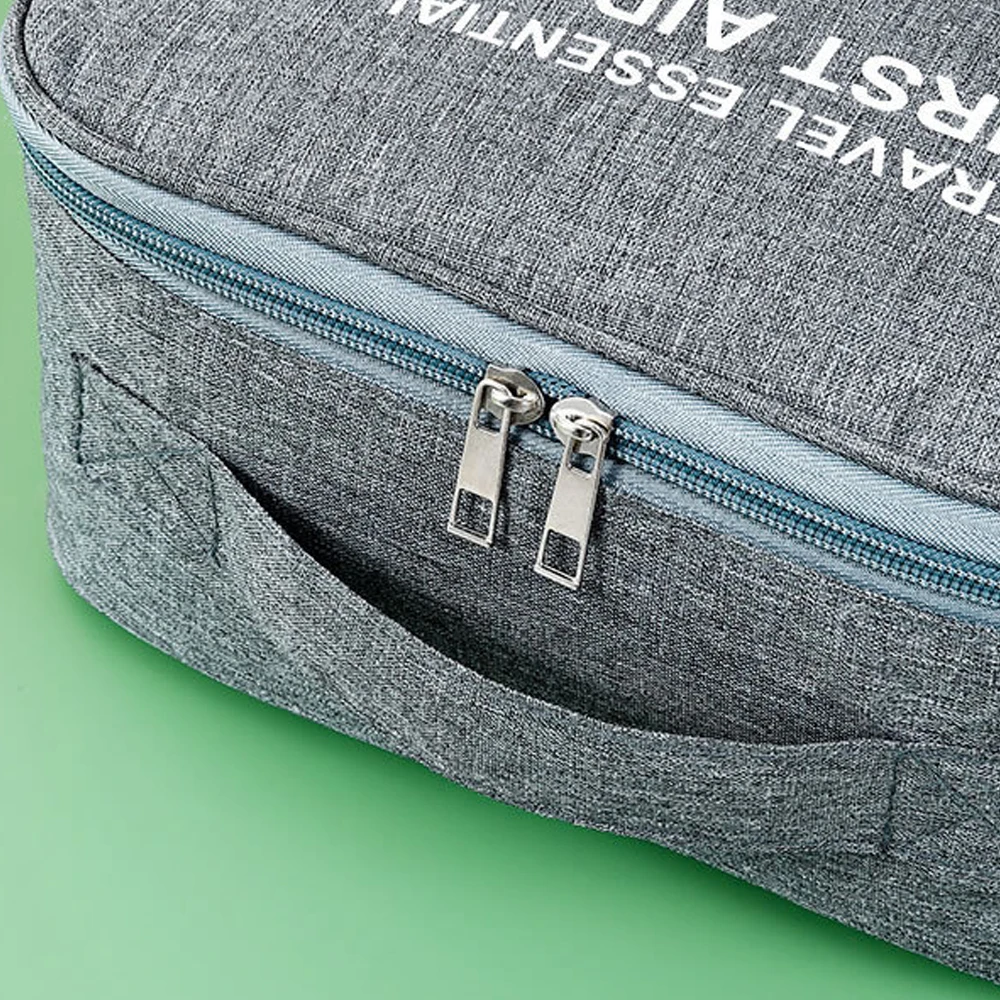 1 szt. Apteczka rodzinna, przenośna torba do przechowywania na podróże i do użytku na zewnątrz, duża pojemna warstwowa torba na leki do użytku domowego.