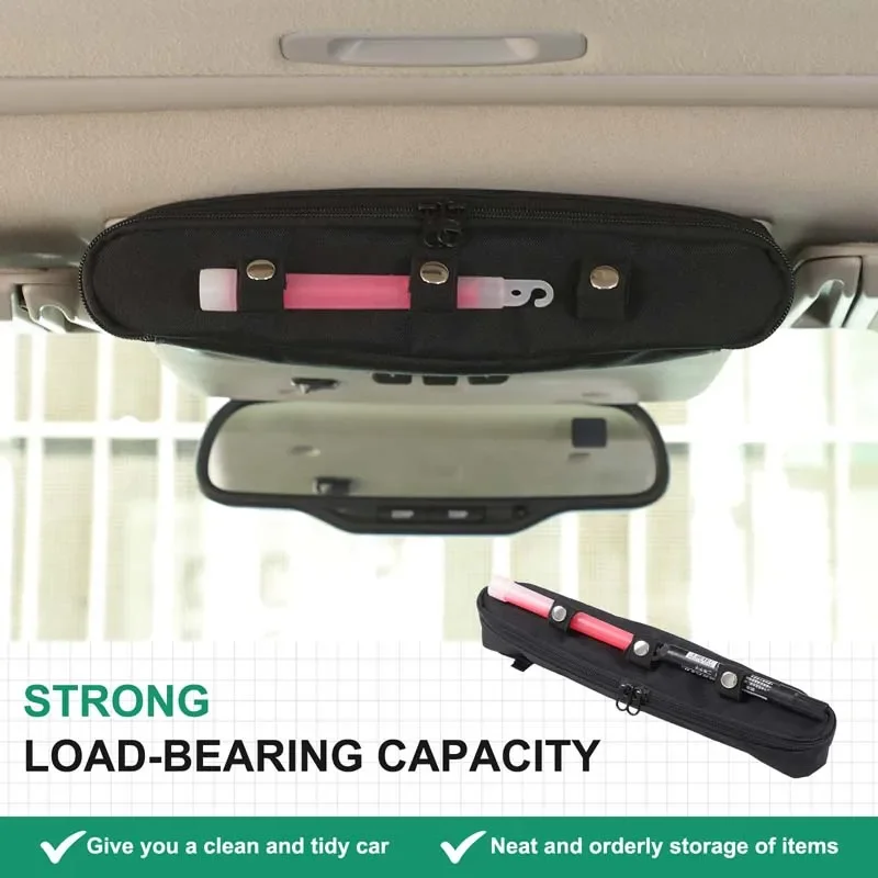 1Pcs Oxford Cloth Black For Hummer H2 2003-2009 Car styling car roof storage small bag car interior modification accessories