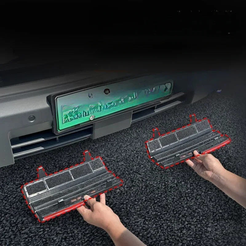 For Chery Jaecoo 6 J6 ICAR 03 2024-25 ABS Car Insect Proof Air Inlet Protect Cover Insert Vent Racing Grill Screen Anti Bug Net
