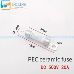 PEC new energy vehicle high voltage fuse 500V electric vehicle compressor fuse 30A40A50A60A80A