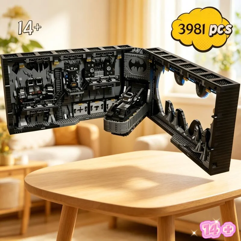 

Big Sale 76252 Batcave Shadow Box Classic 1989 Model Desktop decoration Adult Birthday Gifts
