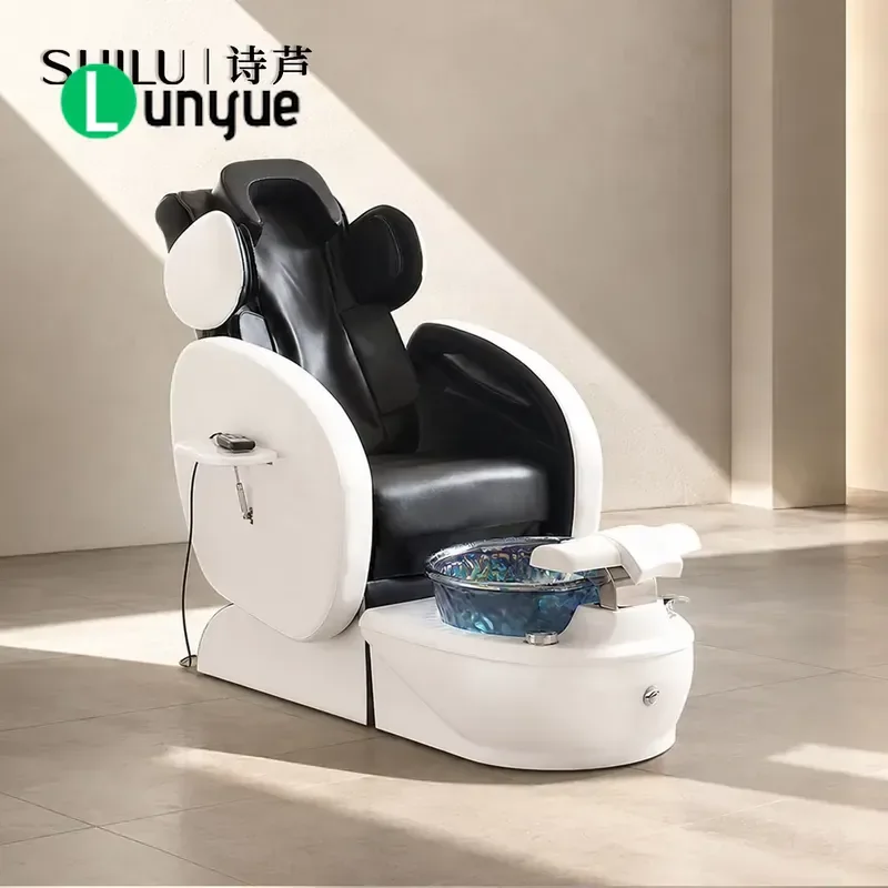 Premium Electric Pedicure Chair Adjustable Foot Spa Sofa for Nail Salons Beauty Shops Comfortable Reclining Manicure Station