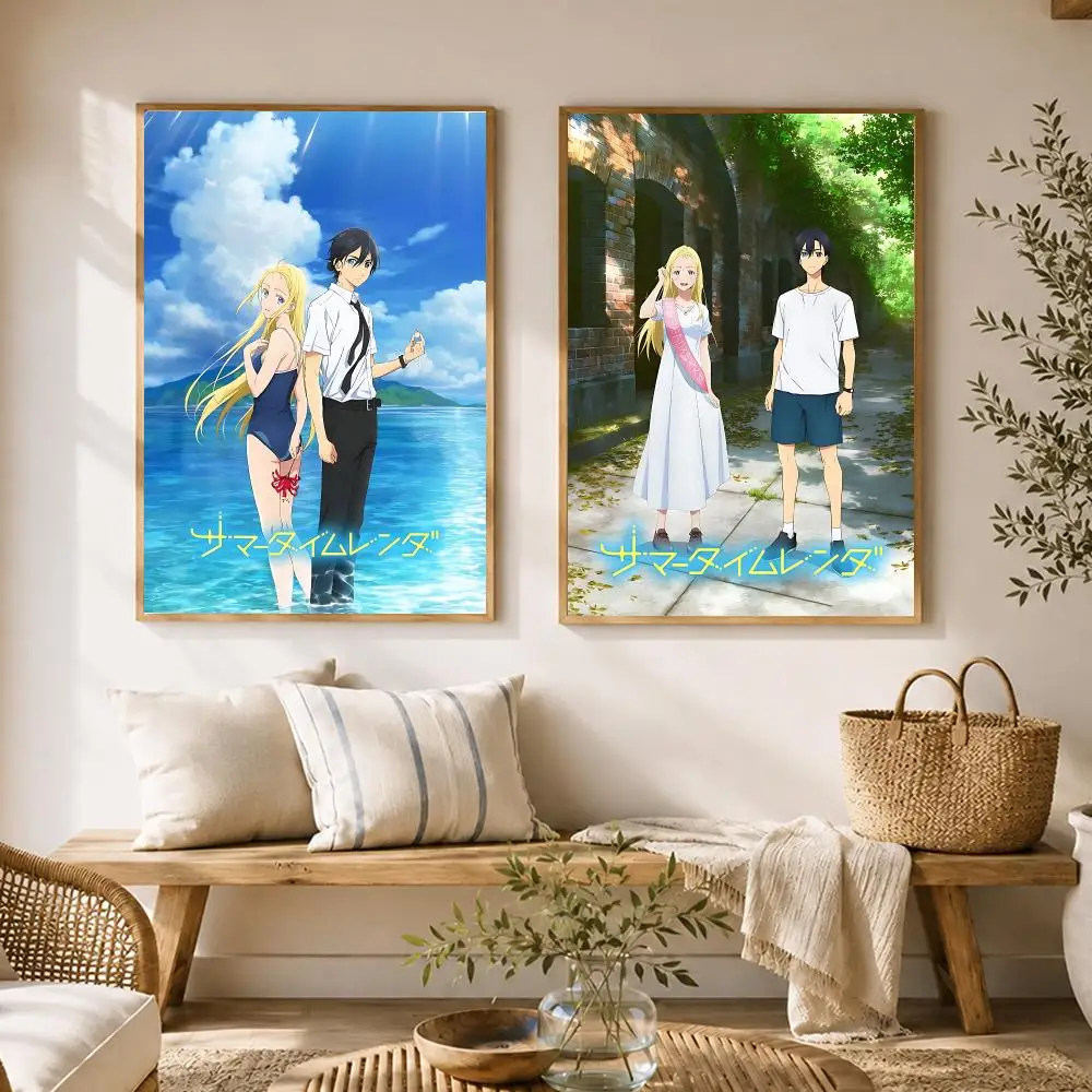 Summertime Rendering Poster HD poster wall art self-stick no-residue for home cafe office great gift