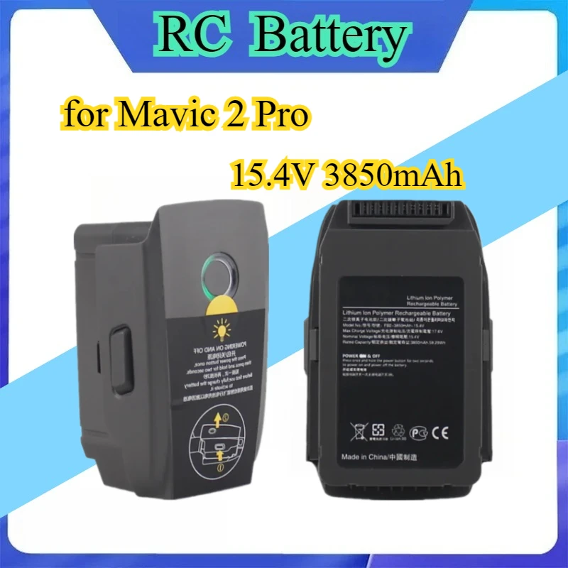 

15.4V 3850mAh Battery for Mavic 2 Pro Zoom 31 Min Flight Time Intelligent Flight Accessories
