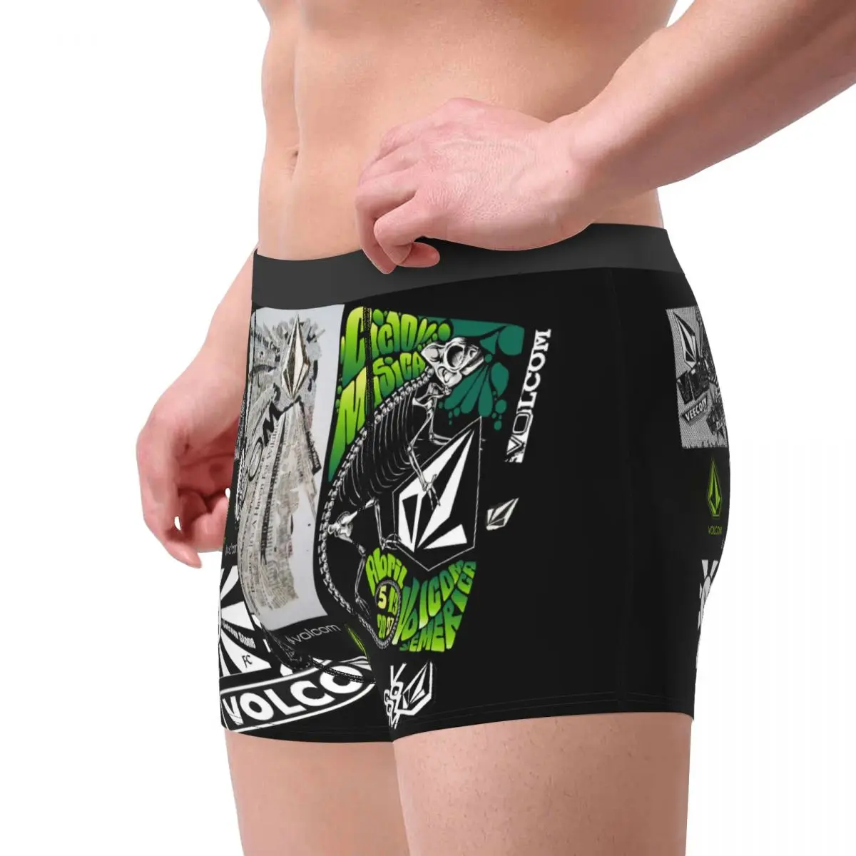 Homens Volcoms Symbol Boxers, Shorts personalizados, Cuecas, Roupa íntima, Cuecas, Moda