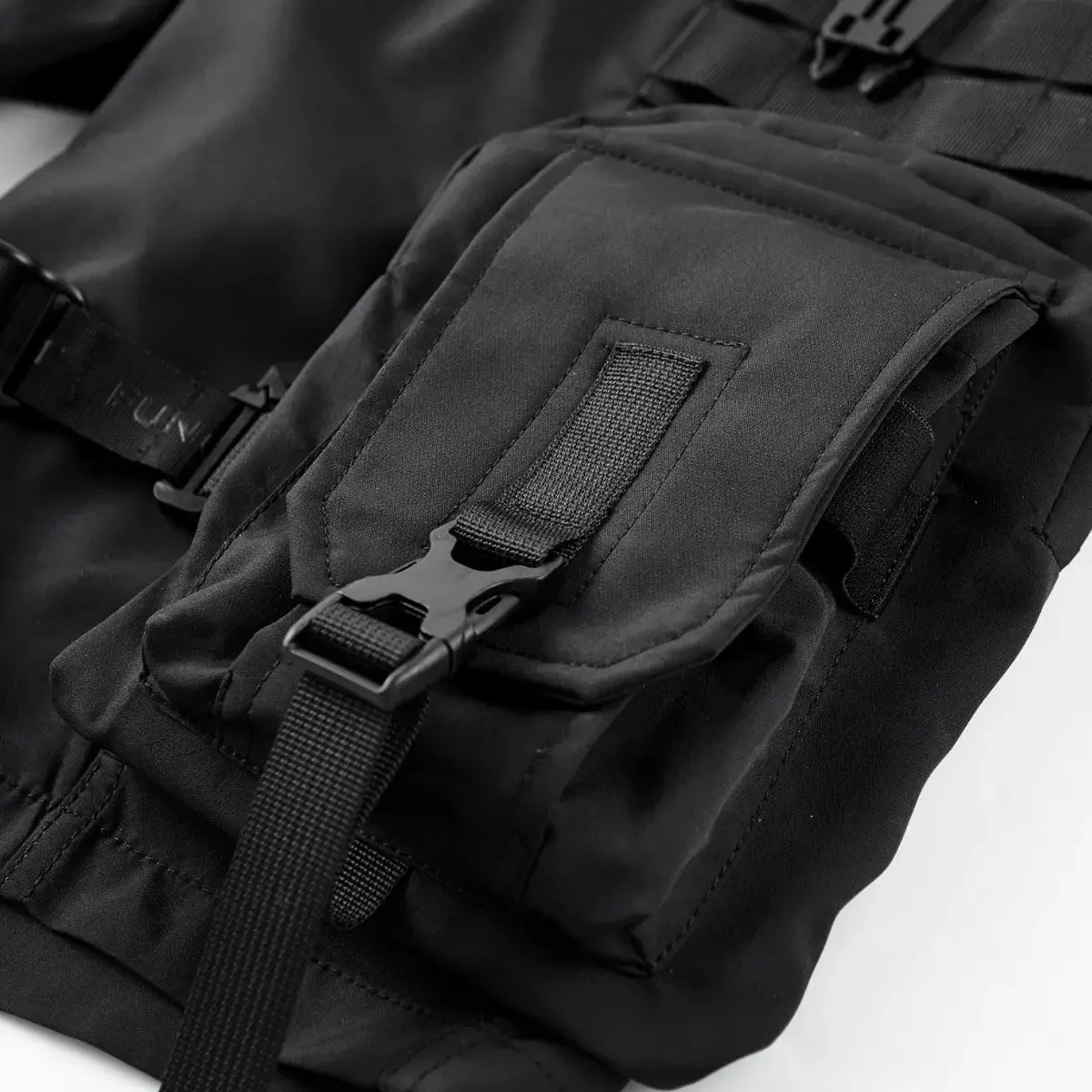High Street Multi Pocket Cargo Y2k Shorts Men Summer Casual Sports Capris Loose Workwear Men Pants sweatpants men clothing - Image 4