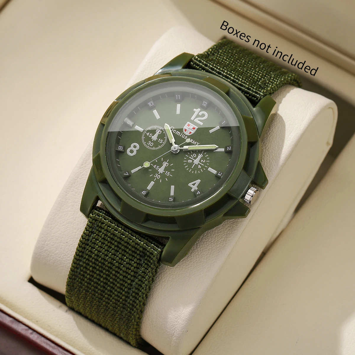 Fashion Decorative Three-eye Dial Women Quartz Watch Casual Nylon Strap Sport Wristwatches Reloj Mujer Girls ClockWithout Box