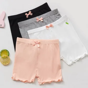 Hot Modal Meisjes Shorts Veiligheidsbroek Topkwaliteit Kinderbroeken Ondergoed Kinderen Zomer Leuke Boog Korte Onderbroeken voor 1-12 jaar