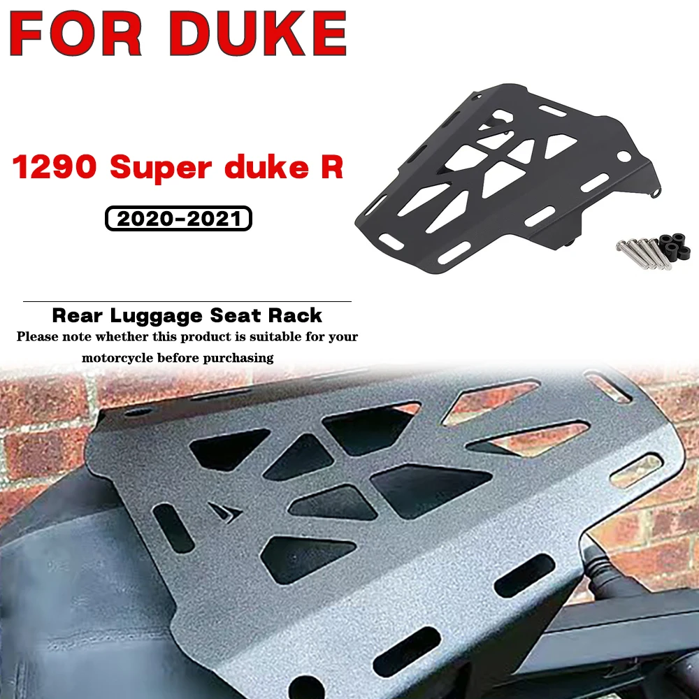 

For KTM 1290 Super Duke R 2020 2021 Motorcycle Accessories Rear Support Luggage Seat Rack Cargo Saddle Bag Rack Carrier Kit