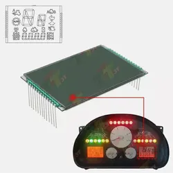 Dashboard LCD Display For Massey Ferguson MF 6400 6470 6490 tractors Instrument Cluster