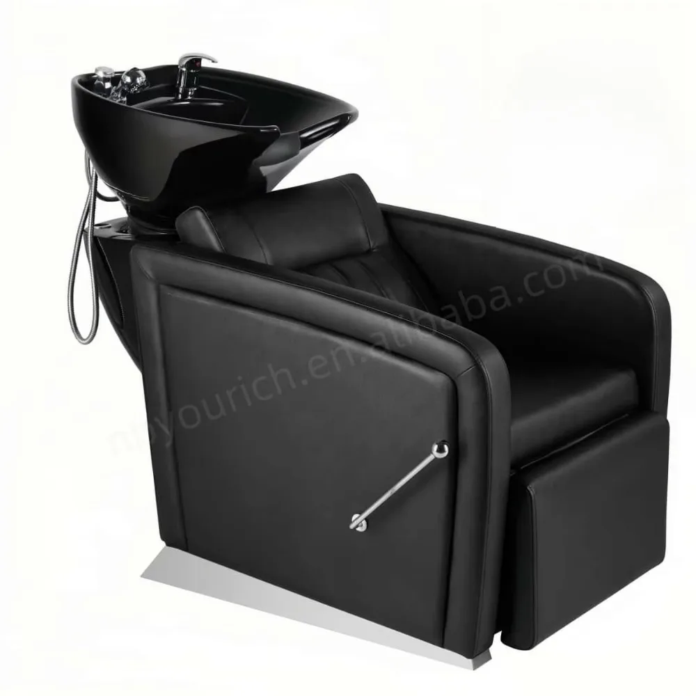 Half Lying Beauty Bed Shampoo Chair Hair Salon Special Ceramic Basin