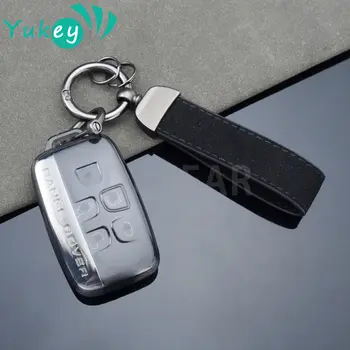 適用於路虎攬勝運動版、極光、神行者2、發現3、發現4,捷豹XF、XJ、XJL、XE、C-X16、XKR、XK TPU汽車鑰匙殼 8 最佳銷售 捷豹XKR - №6