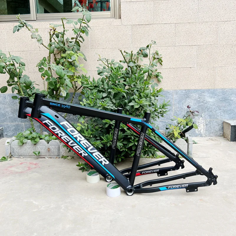 26 Inch Mountain Bicycle Aluminum Alloy Frame Internal Wiring MTB Frame Disc Brake B Seat Straight Tube Integrated Metal Frame