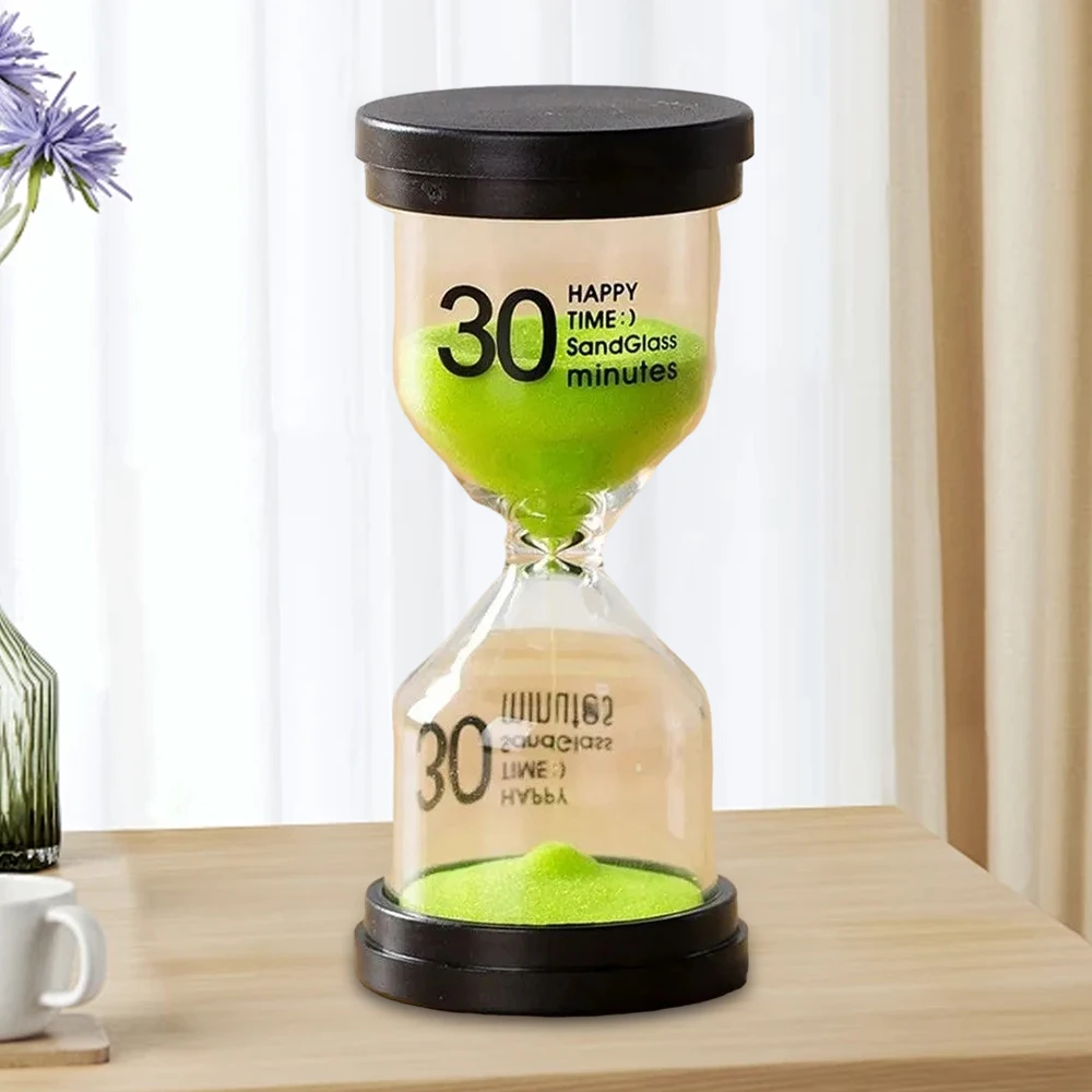 Glass Printing Hourglass And Safe And Practical Convenient Solid Gift Hourglass Delicate And Compact Minute Timer image 5