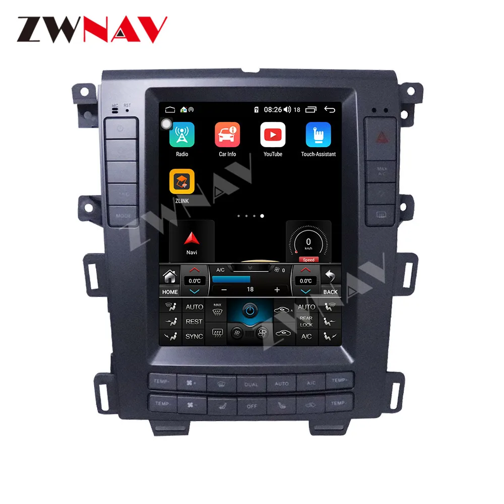 15.8 Inch Touch Screen For Ford Edge 2012-2014 Android 14 GPS Navigation WIFI 4G BT Carplay Car Multimedia Player Head Unit
