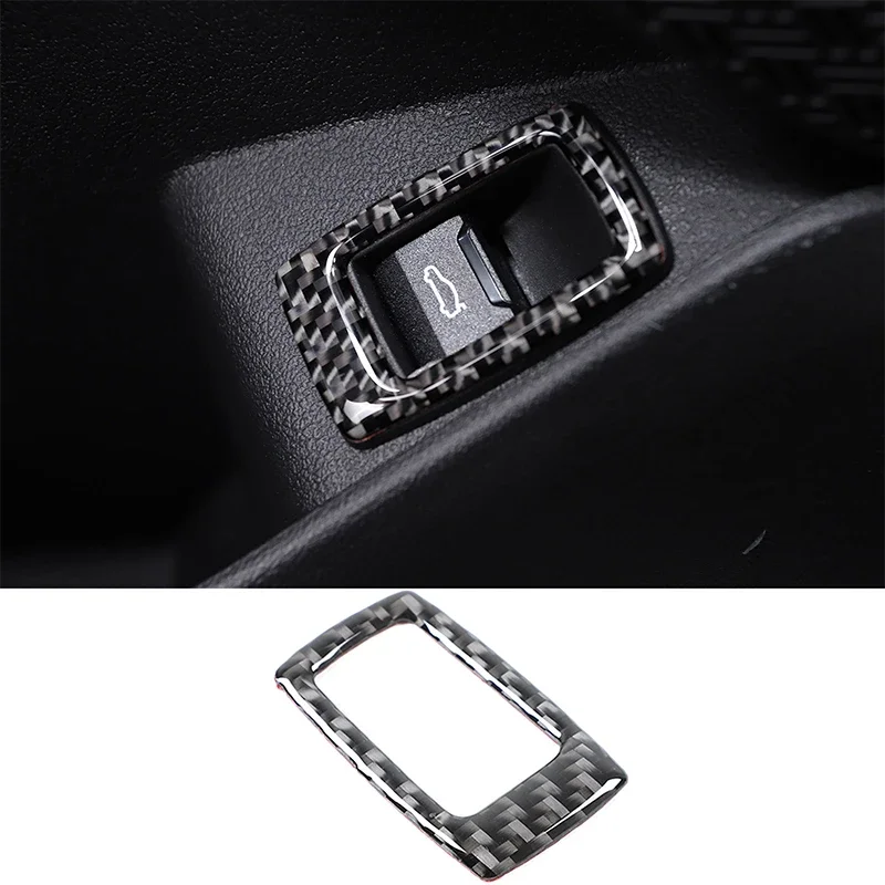 

For BMW X1 U11 2023-2024 soft carbon fiber automotive interior rear door switch sticker Interior Accessories