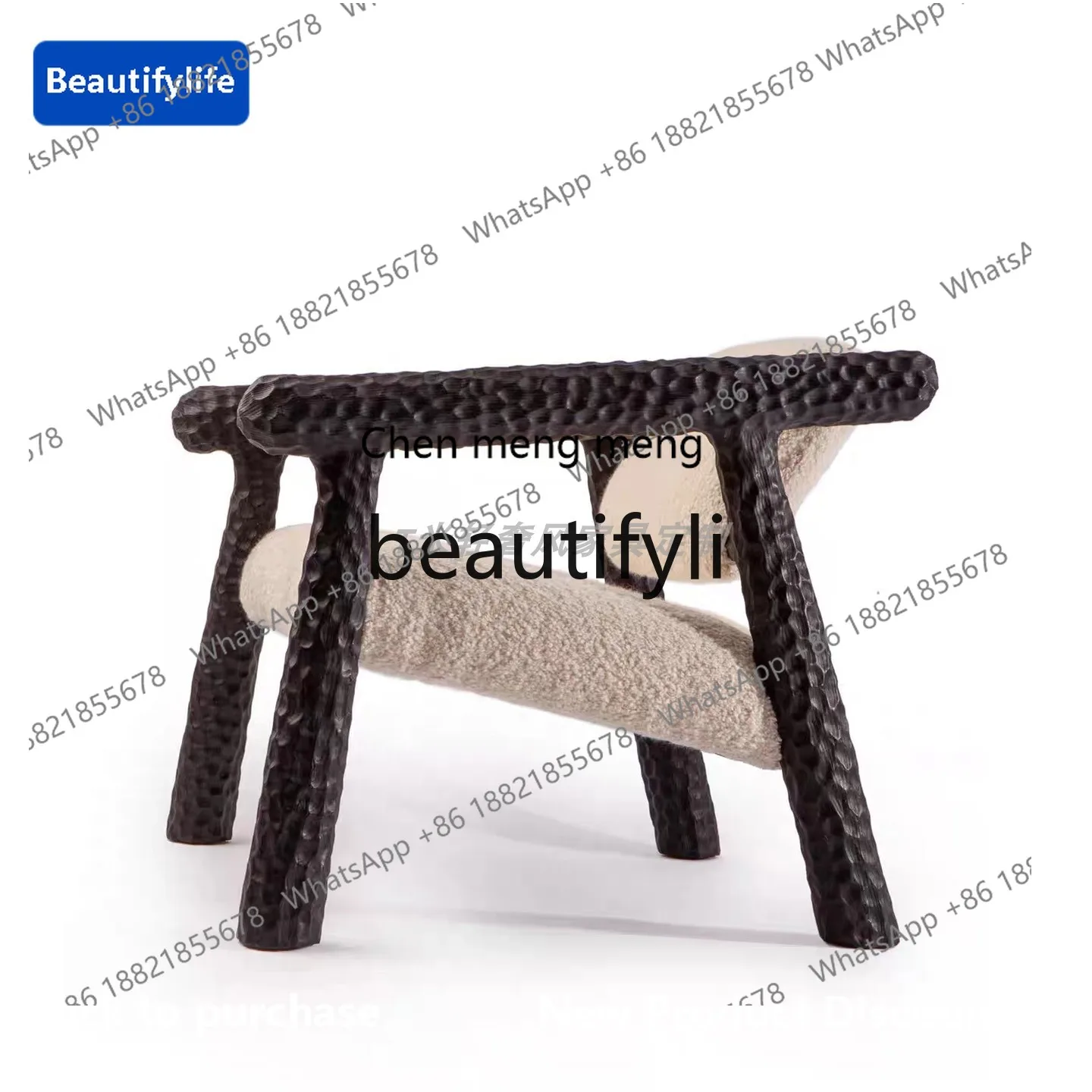 

178cqy Designer Style Living Room Hotel Homestay Mall Club Lounge Chair Lazy Reception Sofa