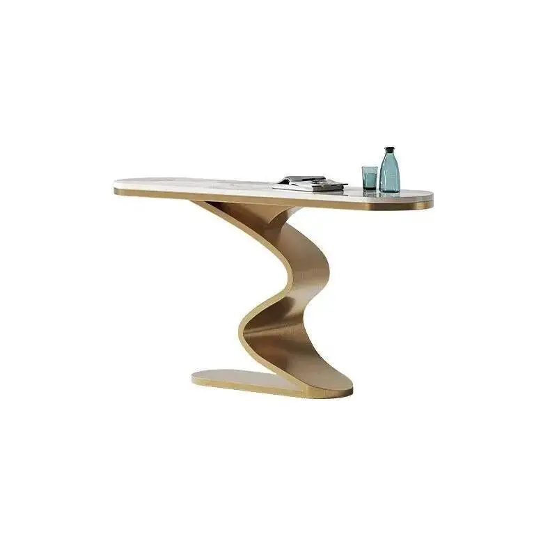 

Living Italian Creative Room Console Table Modern Furniture Brushed Stainless Steel Entryway Tables Home Decor Narrow Table r