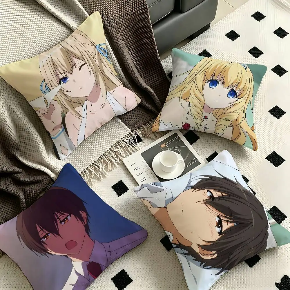 1pc Amagi Brilliant Park Pillow Case Fashion Square Pillowcase Bedroom Sofa Room Ins Decoration Leisure