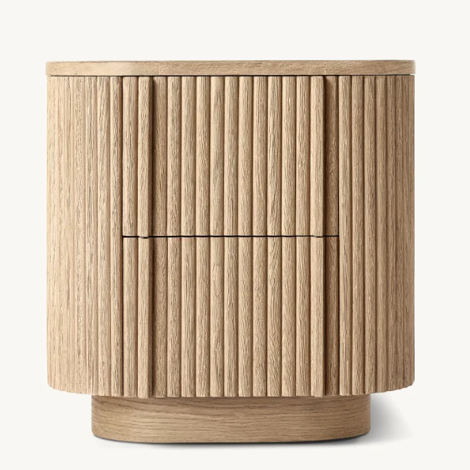 

# Luxury Modern Two Drawers Bedside Table Bedroom Furniture Small Closed Nightstand