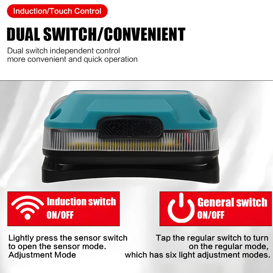 Portable Induction LED Headlamp USB Rechargeable 6 Modes Headlight Smart Motion Sensor Head Lamp Waterproof Head Flashlight
