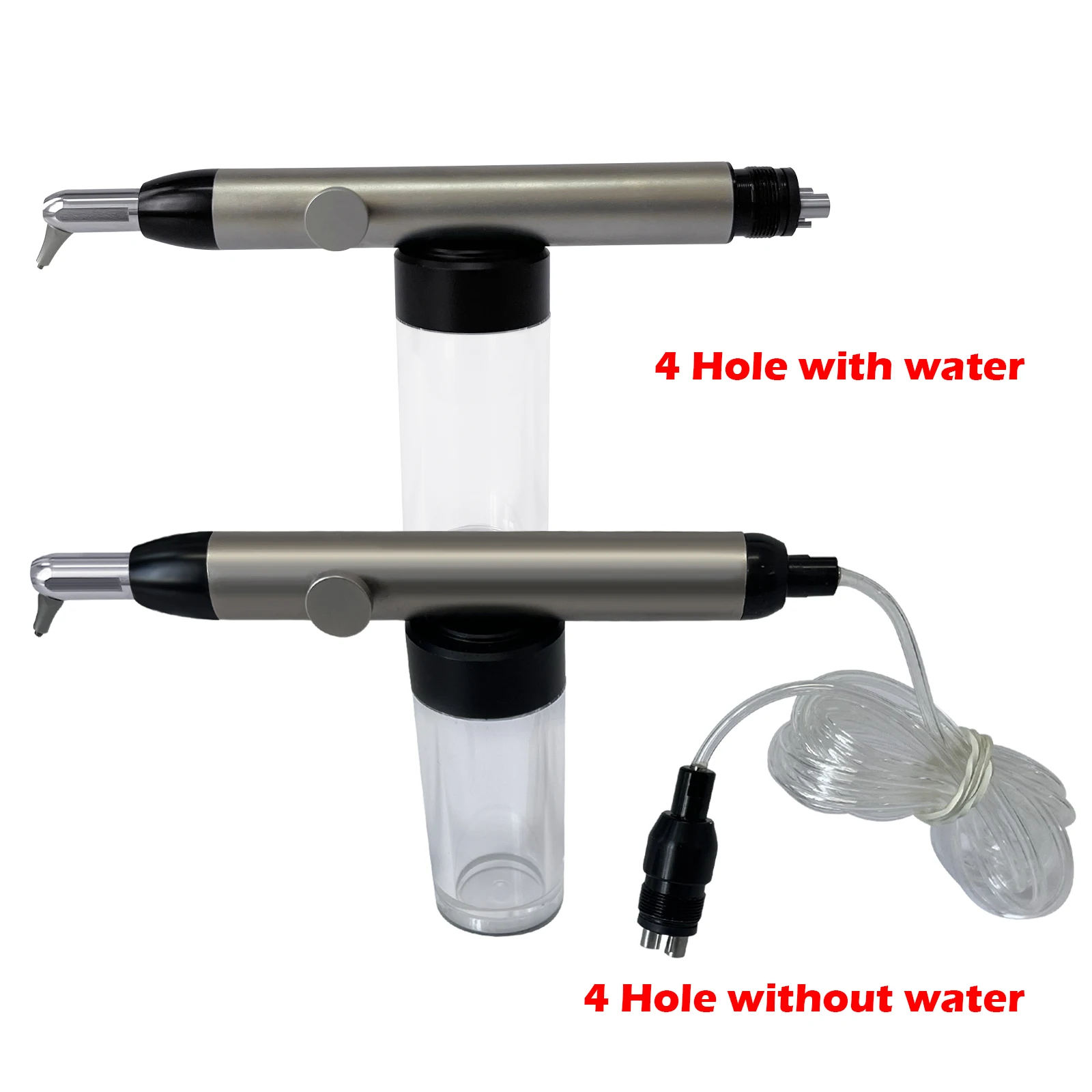 

Стоматологический воздушный полировщик из оксида алюминия MicroBlaster, пескоструйный наконечник, пистолет с 4 отверстиями и водой 360 ° CE