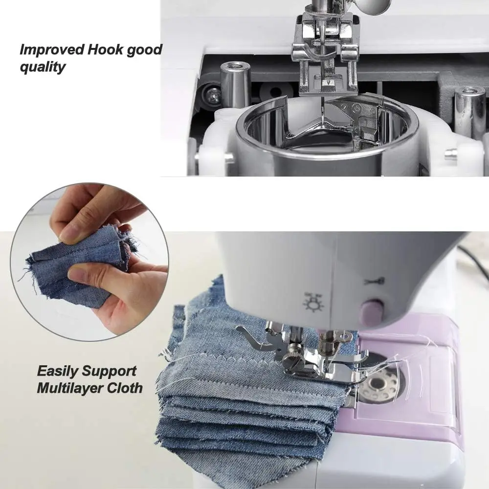 Sewing Machine Household Multi-Function Electric Lock Edge Eating Thick Pedal Lock Eye Sewing Machine 11 Pieces Presser Foot Set