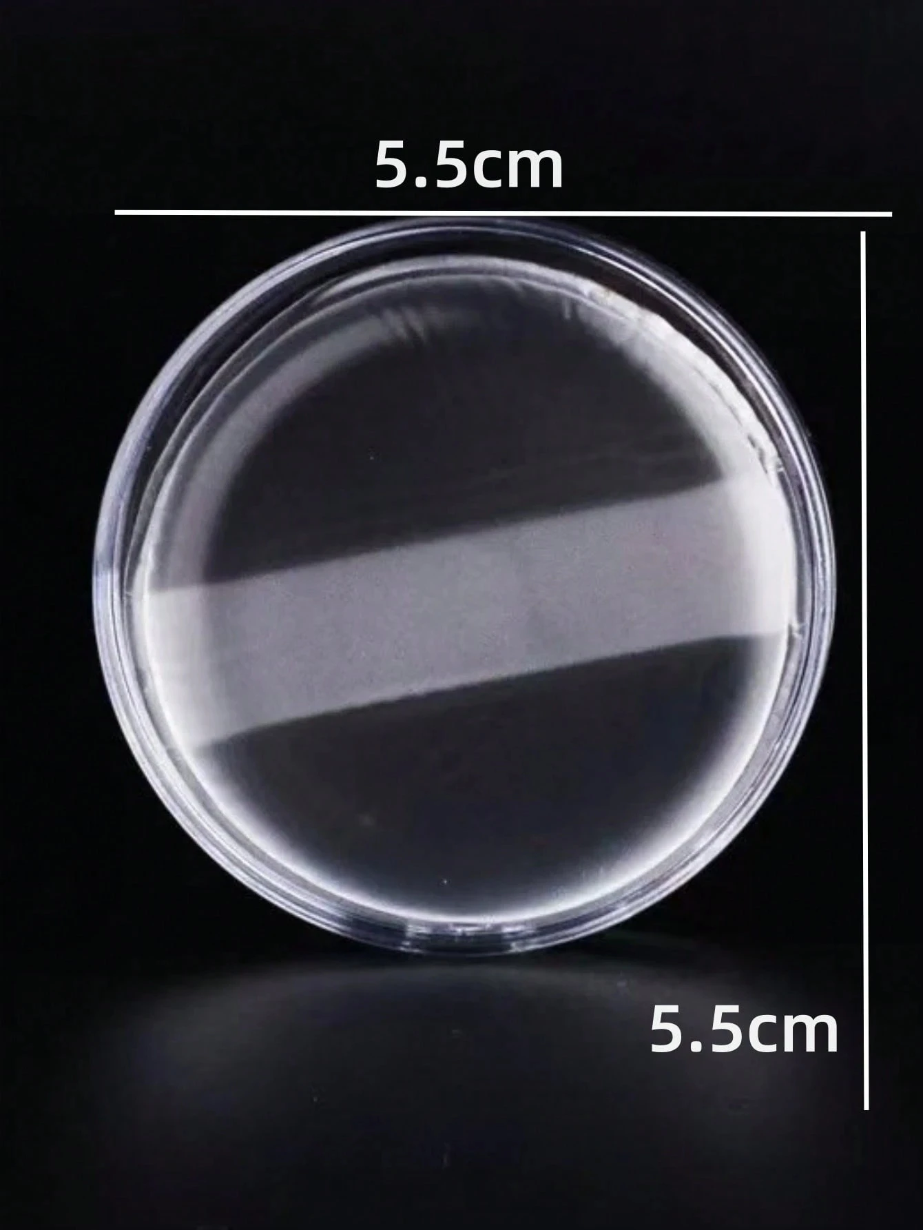 1/2 szt. Silikonowa gąbka do makijażu, kryształowa żelowa gąbka do podkładu BB na bazie wody, przezroczysta gąbka do podkładu, niechłonna