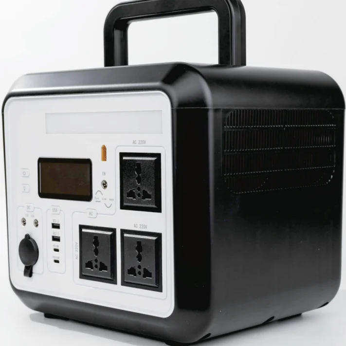 Portable 600W/1200W Power Bank with Lithium Ion Energy Storage Multi-Source Solar Panel and Car Power for Outdoor Emergency