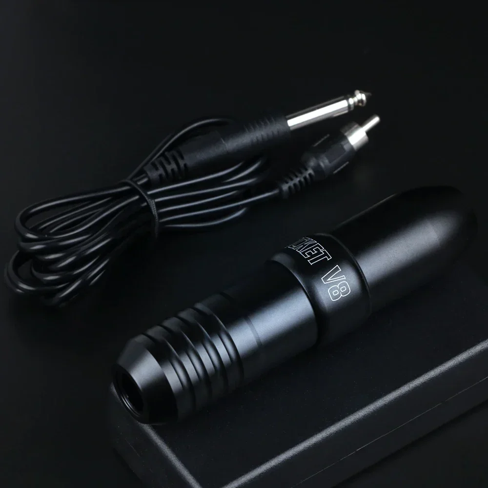 

Ручка для татуировки ROCKET V8 Motor, профессиональная тату-машина, универсальный тату-пистолет для резки и распыления для начинающих с кабелем