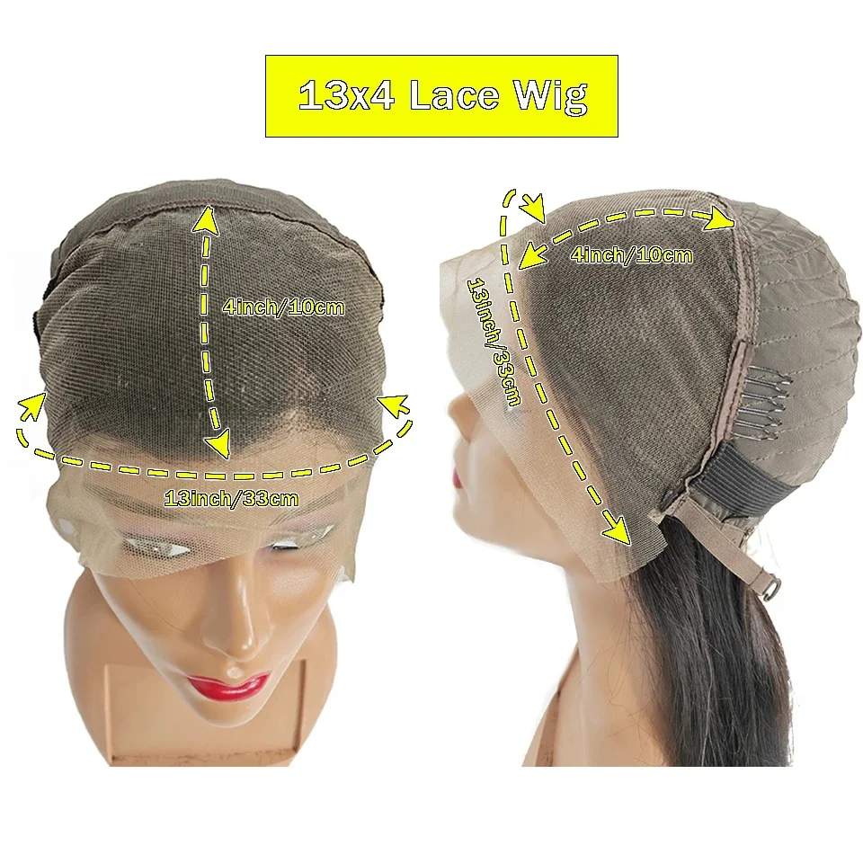 14 بوصة قصيرة بوب شعر مستعار مستقيم 13x4 Hd الدانتيل الشفاف الجبهة خصلات الشعر المستعار الإنسان البرازيلي قبل قطعها شعر ريمي العظام مستقيم