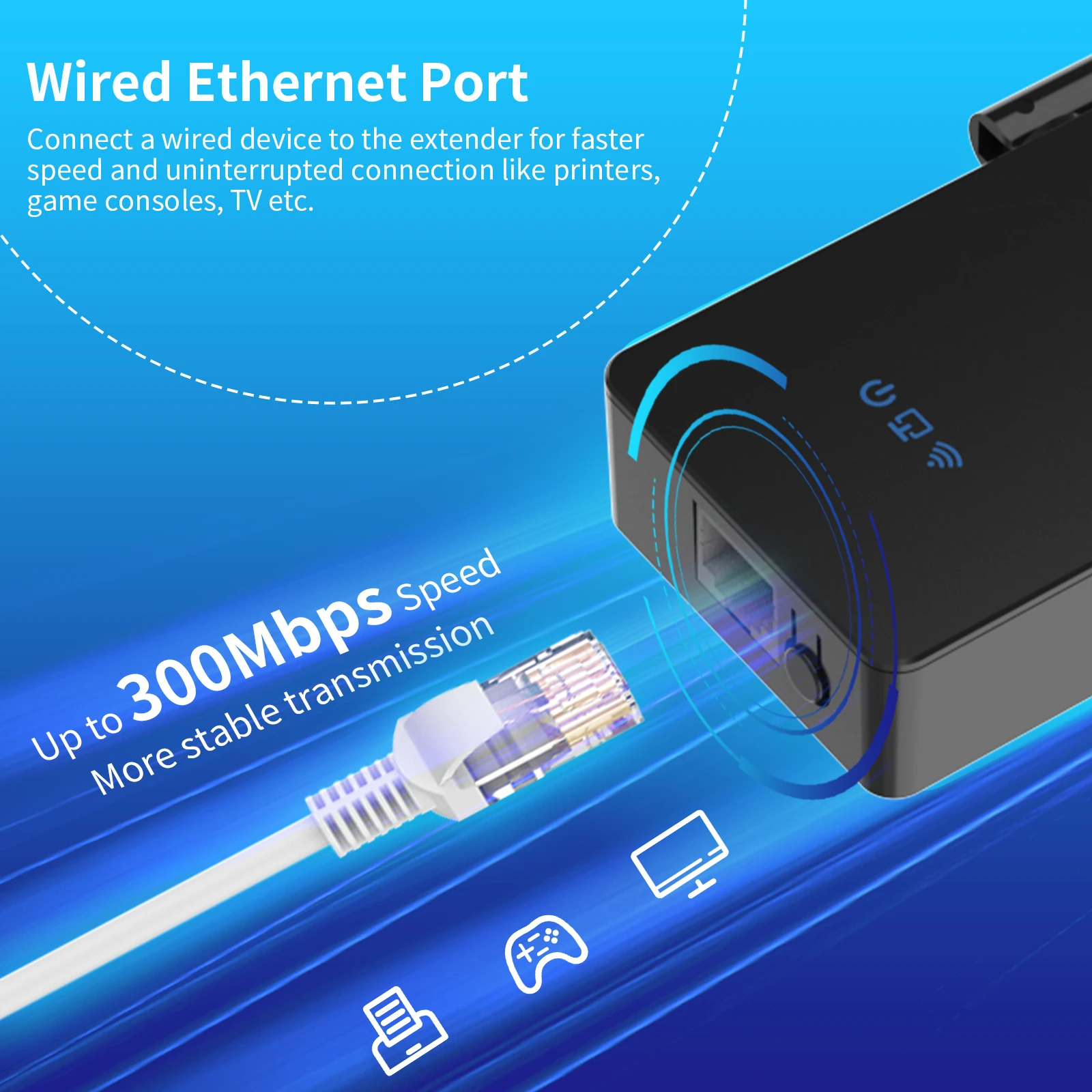 300 mb/s wzmacniacz Wi-Fi 802.11N 2.4 Ghz przedłużacz Wi-Fi AP/tryb routera 2 antena bezprzewodowy wzmacniacz sygnału Repetidor dla domowego biura