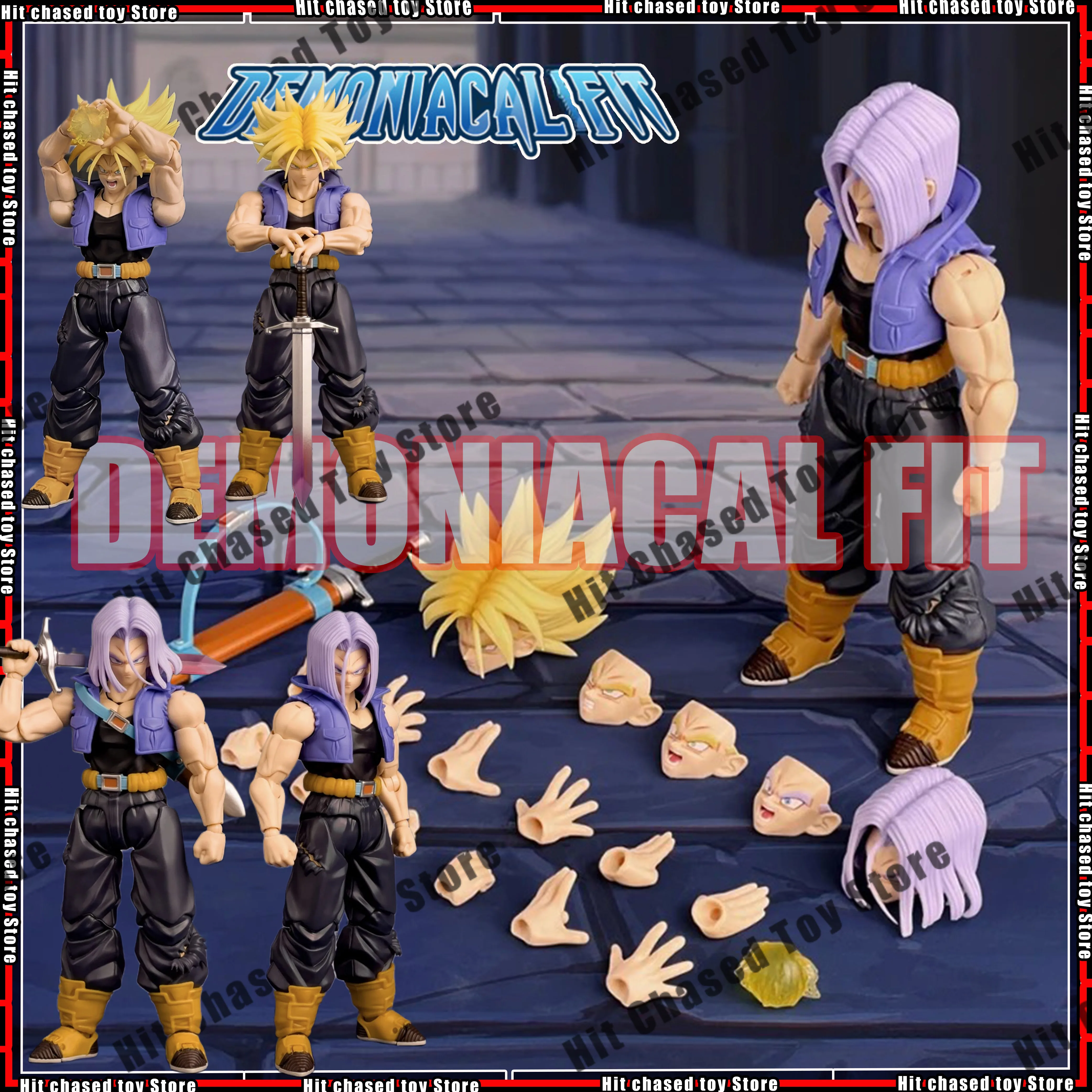 

Горячая фигурка Demoniacal Fit Dragon Ball Z Shf Super Saiyan, стволы для мальчика из будущего, сына завтрашнего дня, фигурки, игрушки