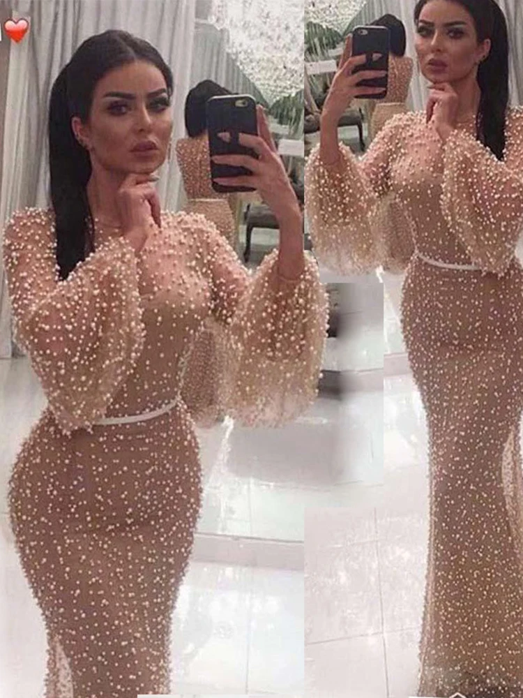 Obcisła seksowna bufiasta długa sukienka damska O Neck Empire długość do podłogi Maxi sukienka szczupła ślubna bal eleganckie modne sukienki imprezowe