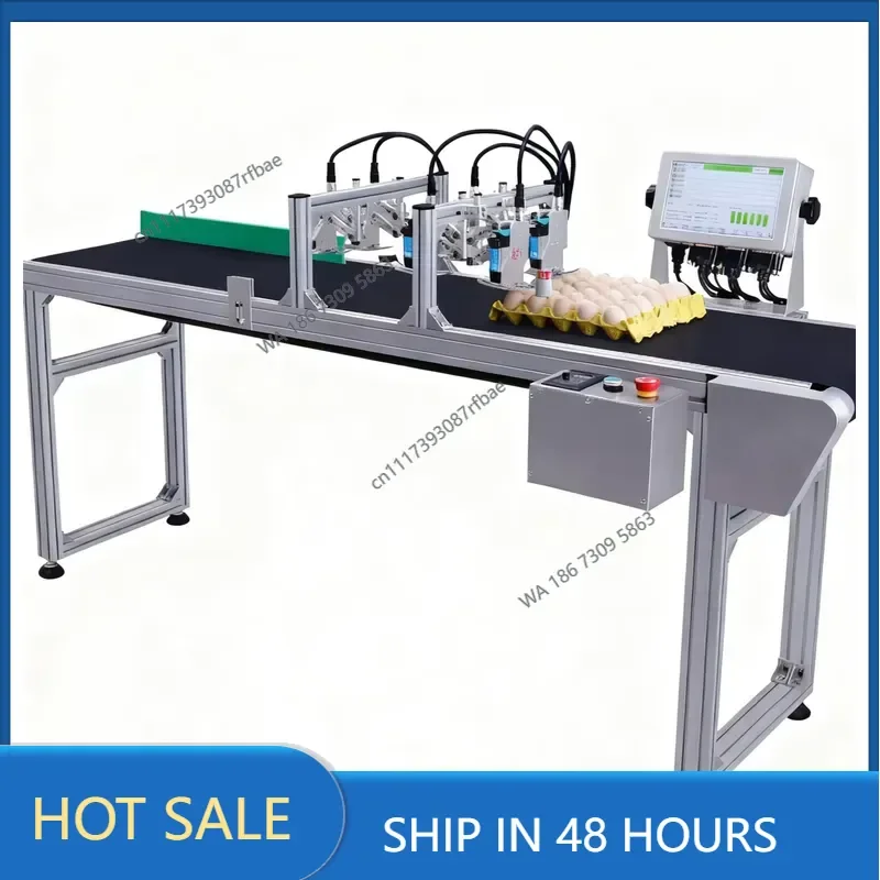 Selling Printer Machine T600 6 Heads Online Industrial Thermal Inkjet Printer for Batch Number Printing