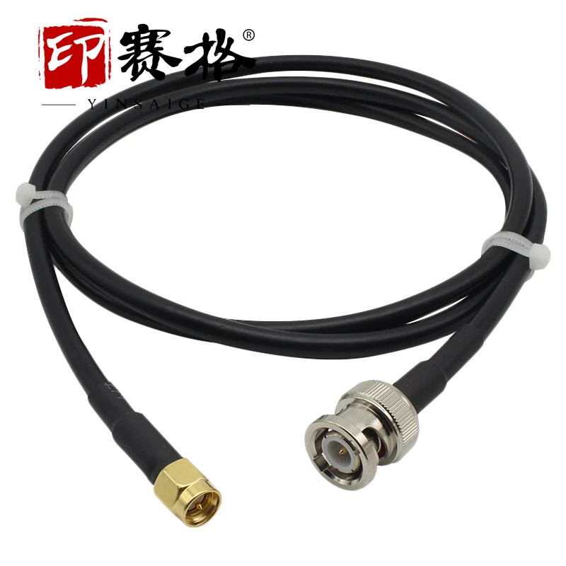 BNC to SMA RF cable RG58/223 soft test cable BNC to SMA male adapter cable 6GHZ