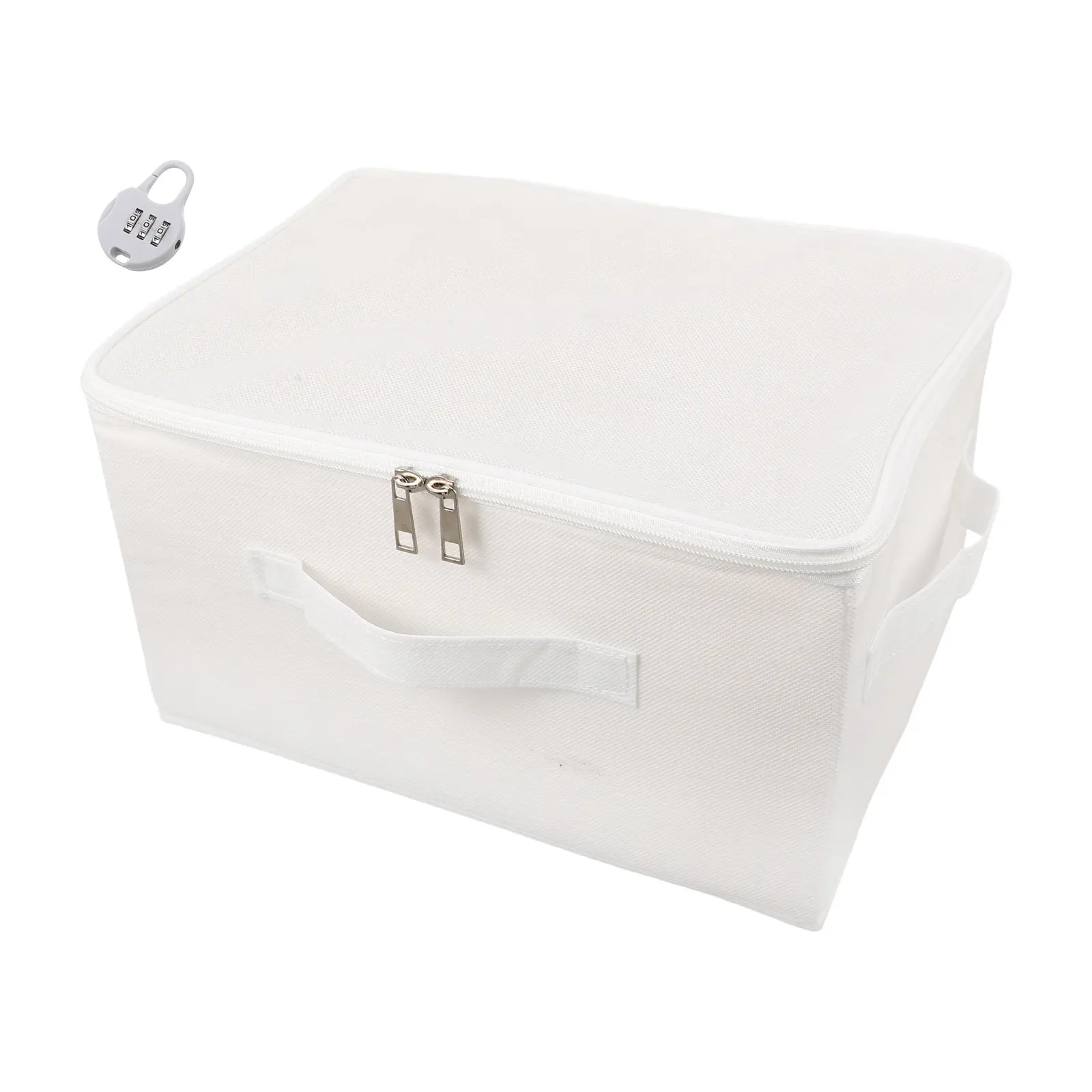 Sac de rangement verrouillable, organisateur discret et confidentiel pour vêtements, documents et effets personnels.