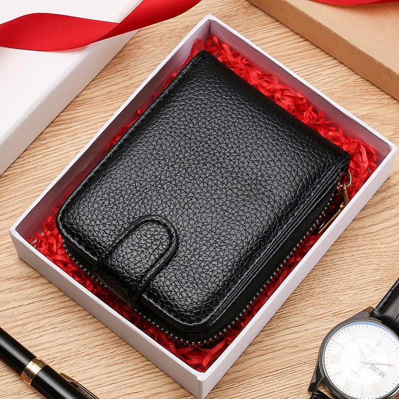 

New Men's Wallet Multi-Functional Card Slots Wallet Luxury Men Driver's License Card Bag Women's Purse Card Holder Unisex