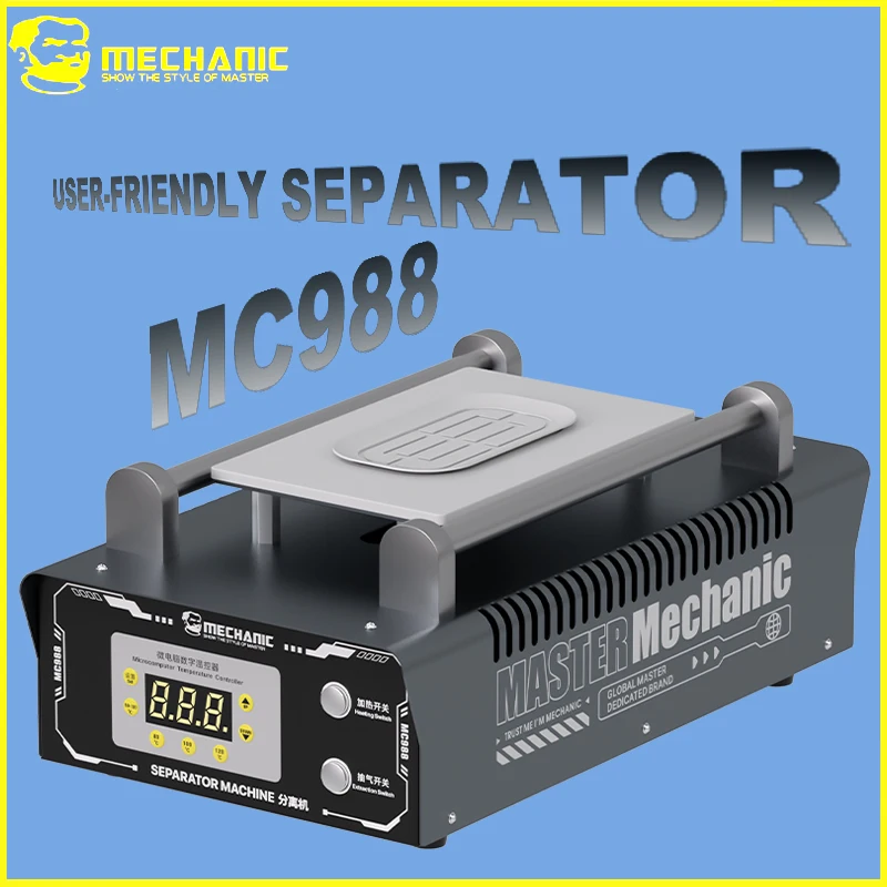 

MECHANIC MC988 150 Вт Многофункциональный сепаратор экрана телефона для iPhone Samsung Обладнання для ремонта ЖК-дисплея с интеллектуальной панелью