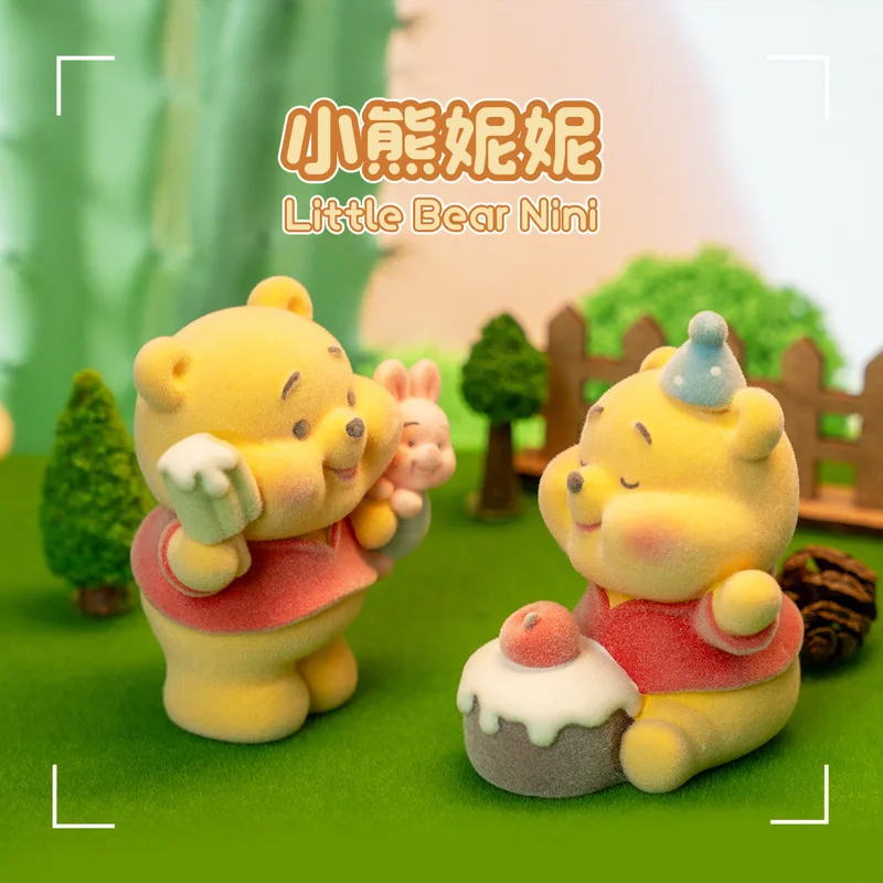 جديد الدب الصغير نيني القطيفة صندوق أعمى الكرتون لطيف ويني ذا بوه دمية الديكور الطلاب مفاجأة هدية صغيرة هدية عيد ميلاد #3