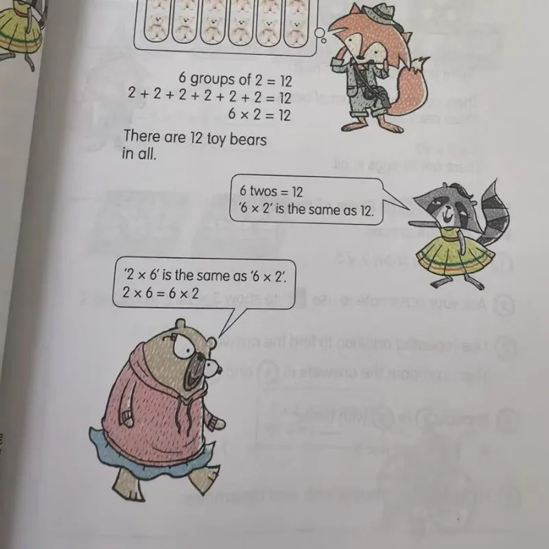 2 Books Set Math in Focus KA-5B Singapore Math Textbook and Exercise Book English Original Math Learning Books for Teenagers