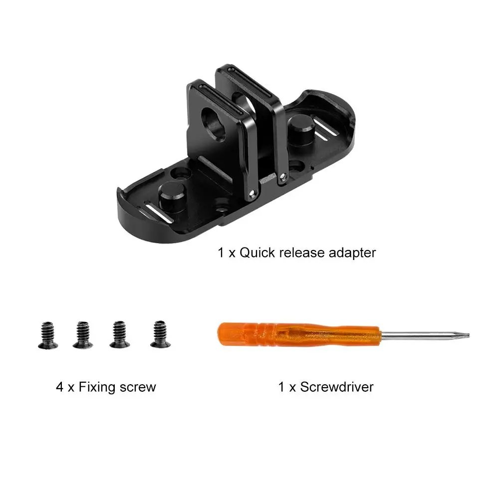 PULUZ Quick Release Magnetic Folding Base Adapter for GoPro HERO12 Black/11 Black/11 Black Mini/10 Black/9 Black/8 Black/Max