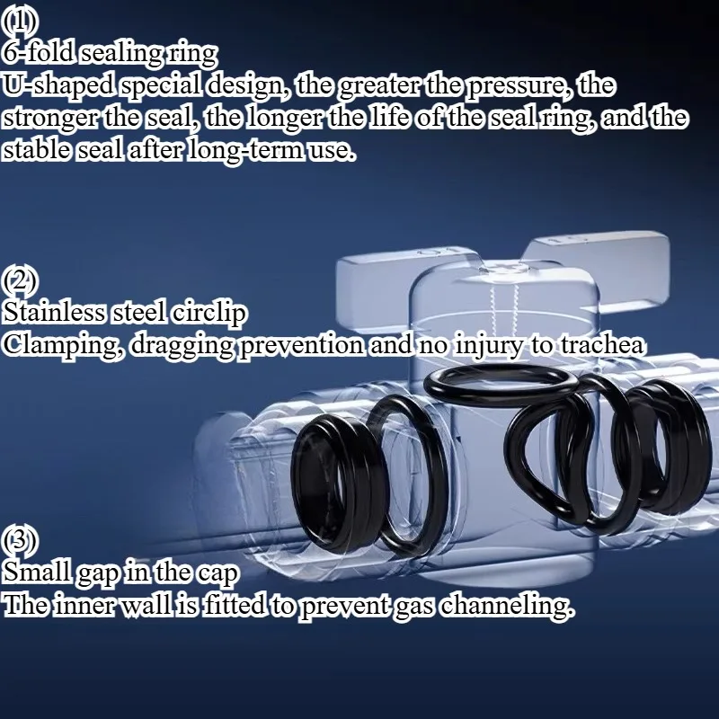 Tracheal switch valve gas  manual valve pneumatic straight-through valve quick connector fittings Daquan BUC-4/6/8mm