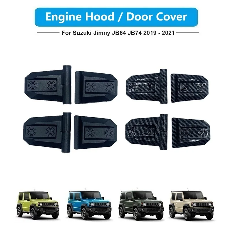 

Car Engine Hood Door Hinge Decoration Cover Trim For Suzuki Jimny JB64 JB74 2019+ Exterior Accessories Car Sticker