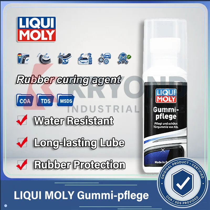 

LIQUI MOLY Gummi Pflege Rubber Care Silicone Grease for Car Door Seals Weatherstrip Sunroof Protection Anti-Aging Waterproof