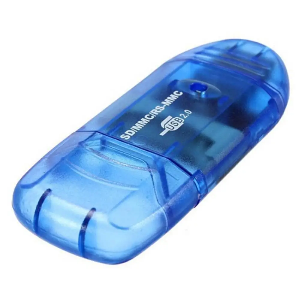 Adapter czytnika kart pamięci Mini USB 2.0 do komputera