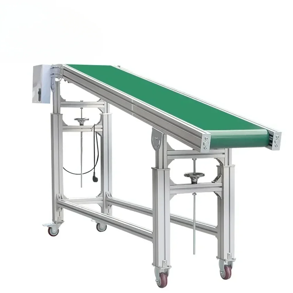 PVC Belt Conveyor Climbing Belt Conveyor With Platform Special Belt Conveyor For  Machine HOT SALES