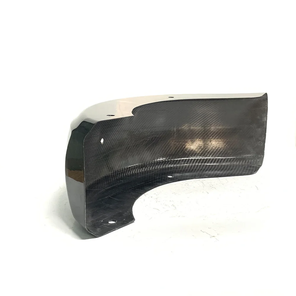 قطع غيار الدراجات النارية الخلفية من ألياف الكربون النقية ملفوفة واقي الطين لدراجة Harley Davidson Touring 2014-later #4