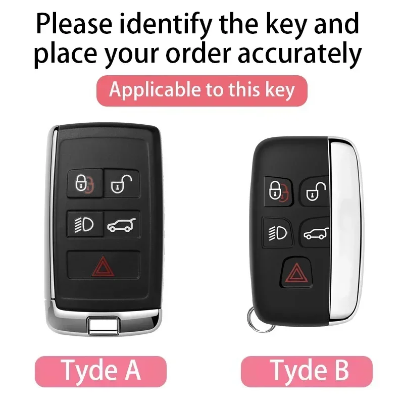 Suitable for Land Rover Keycase Discovery Sport Defender Range Rover Evoque Jaguar XFL XEL FPACE XJ Keycover Keyshell Keychain